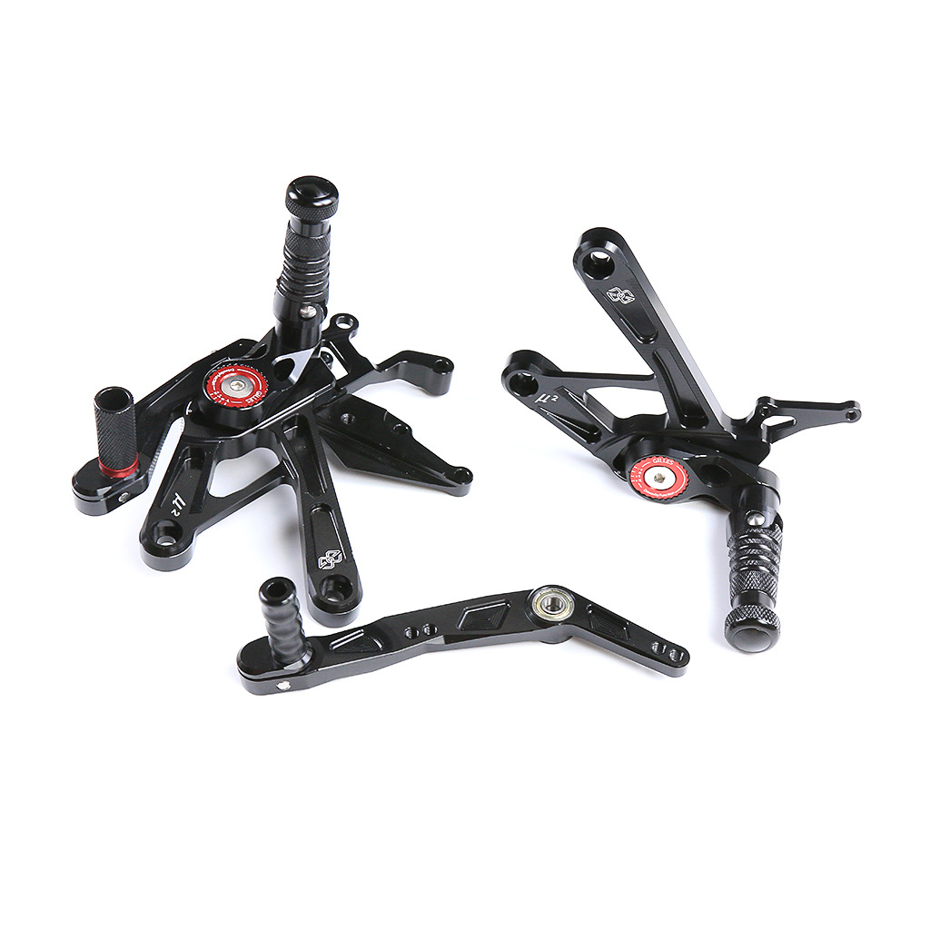 Racing Pedal Set - Motorcycle Foot Pegs Front Pedal Carbon