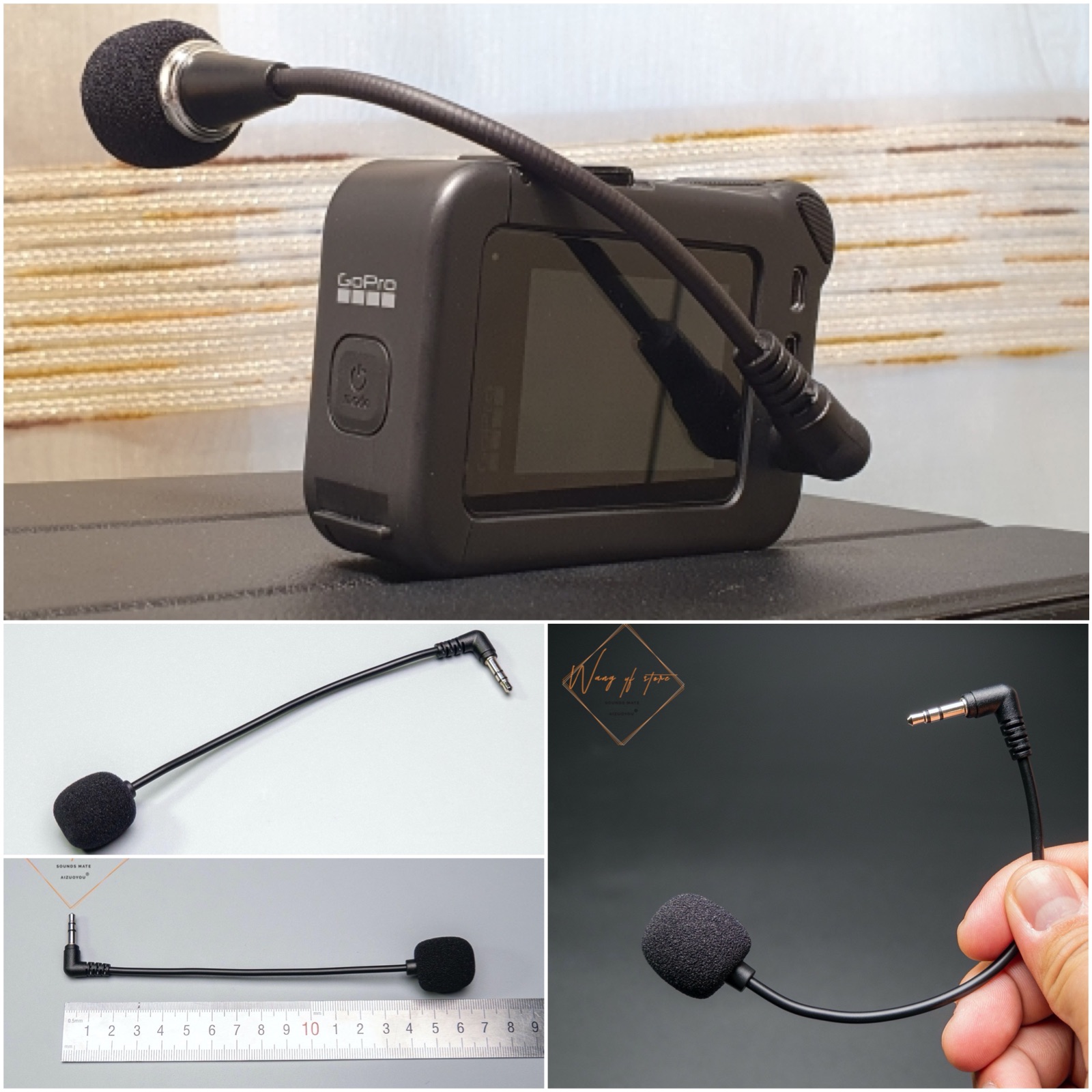 Gaming Headset Wired - 3.5mm Mic Microphone Stereo Jack For