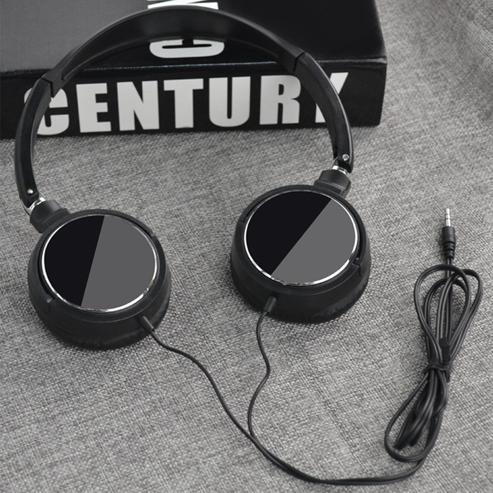 Gaming Headset Wired - Foldable Noise Canceling Sport Wired Earphones