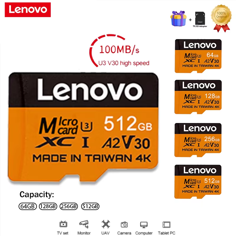 Lenovo Secure 512GB SD Cards M - Gaming Console In Phone 评论和价格