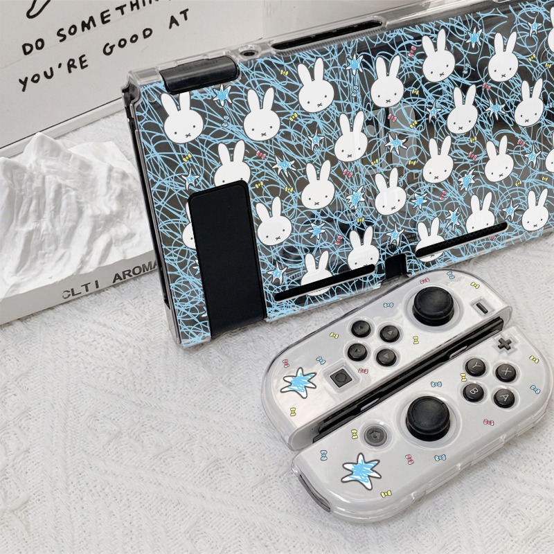 Kawaii Miffy Console Case for  - Gaming Console Nintendo Switch Oled Model 评论和价格