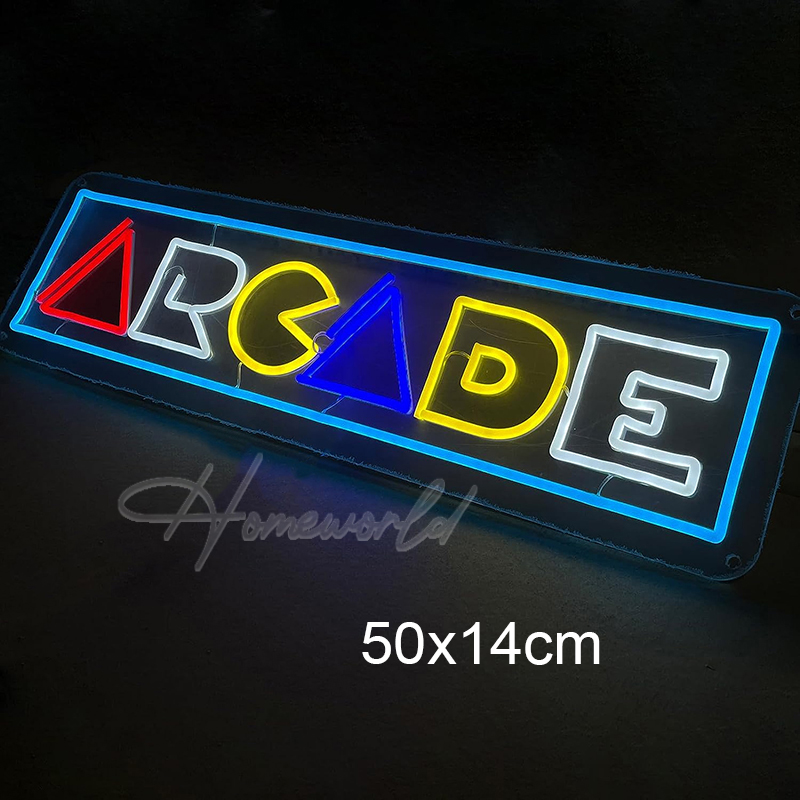 Arcade Neon Sign LED Game Room - Gaming Console Handle 评论和价格