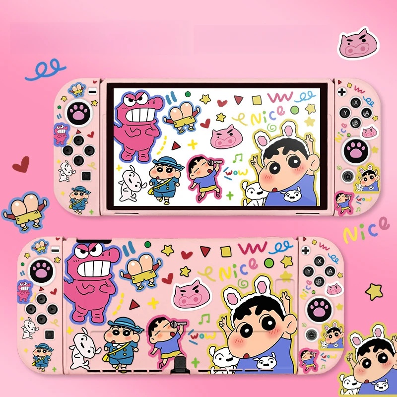 Kawaii Cartoon Crayon Shin-Cha - Gaming Console Nintendo Switch Oled Model 评论和价格