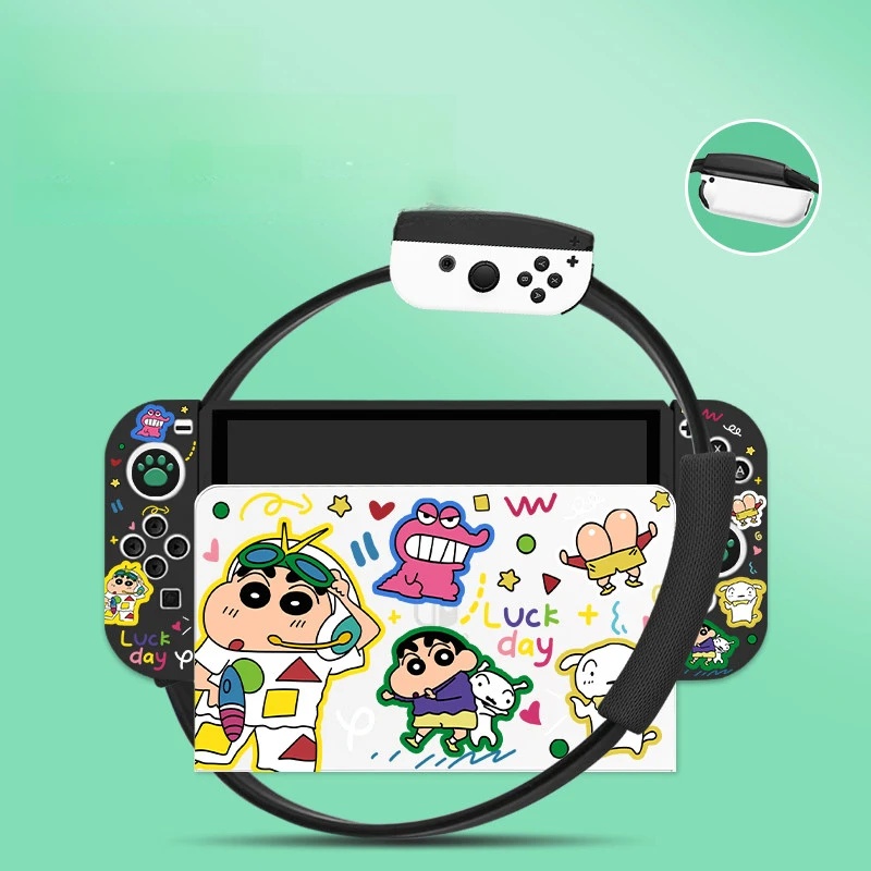 Kawaii Cartoon Crayon Shin-Cha - Gaming Console Nintendo Switch Oled Model 评论和价格