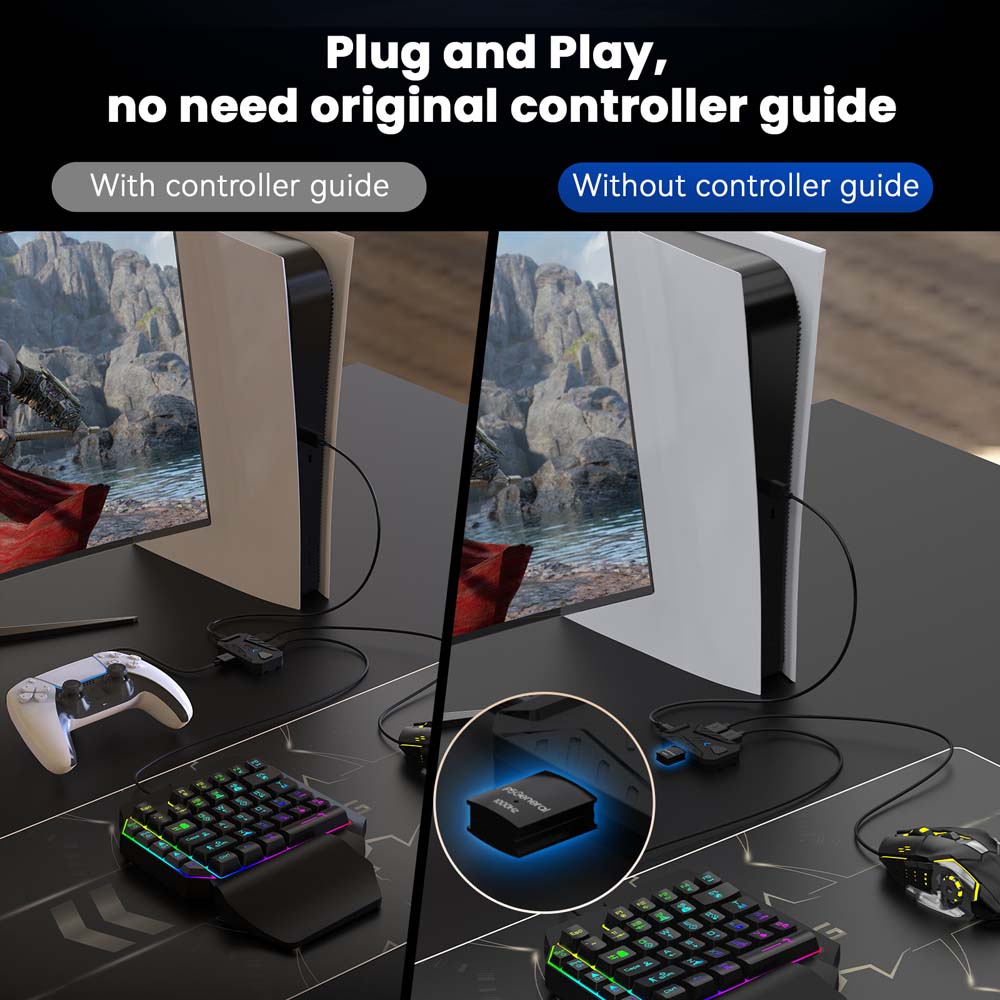 for PS5 Gaming Keyboard Mouse  - Gaming Console With Controller 评论和价格