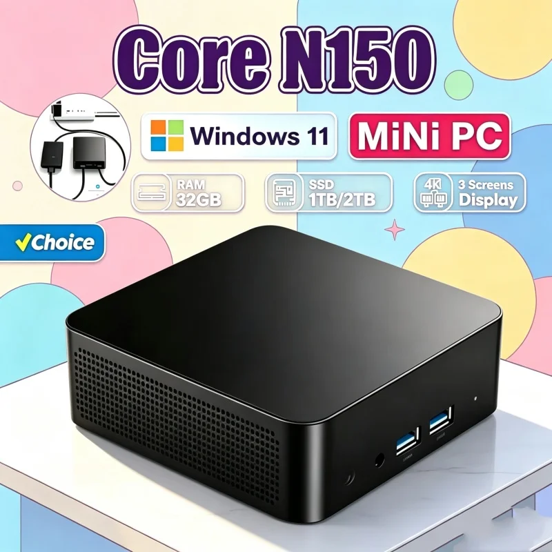 2026 Neat Core N150 MINI PC Wi - Gaming Console In 2026 评论和价格