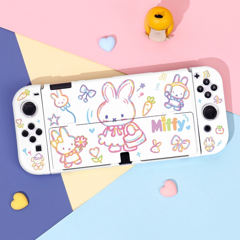 Cute Miffy Gaming Console Prot - Gaming Console Nintendo Switch Oled Model 评论和价格