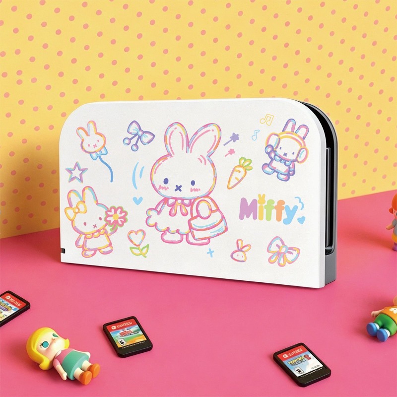 Cute Miffy Gaming Console Prot - Gaming Console Nintendo Switch Oled Model 评论和价格