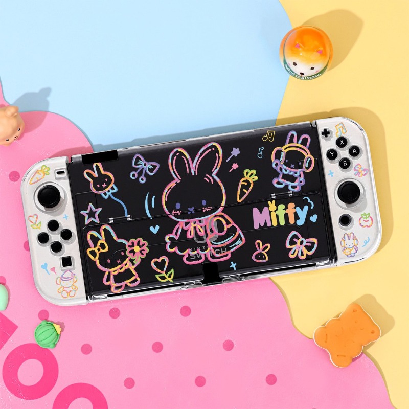 Cute Miffy Gaming Console Prot - Gaming Console Nintendo Switch Oled Model 评论和价格