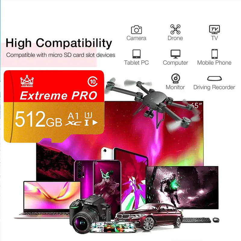 High Speed SD Cards 512GB 128G - Gaming Console For Smart Tv 评论和价格