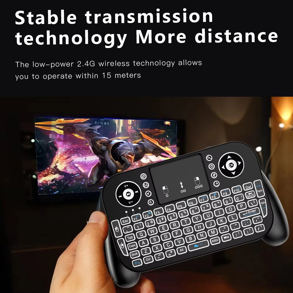 KEBIDUMEI RGB Backlit Mini Key - Gaming Console For Smart Tv 评论和价格