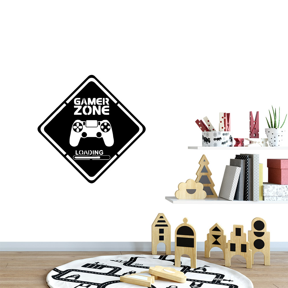 1pc Gamer Wall Art Decal For K - Gaming Console Handle 评论和价格