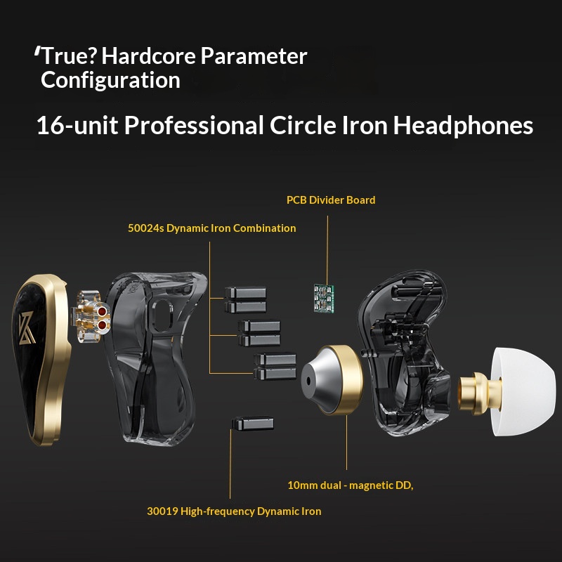 KZ ZAS Metal Wired Earphone 16 - Gaming Headset Wired 评论和价格